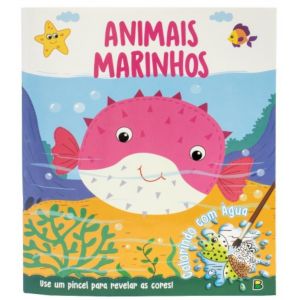 Livro - Colorindo com Água: Animais Marinhos - Todolivro