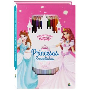 Livro - Megakit Para Colorir - Princesas Encantadas - Todolivro