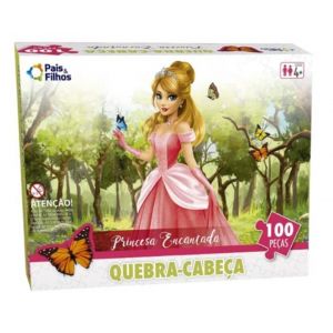 Quebra-Cabeça Princesa Encantada - 100 Peças - Pais & Filhos