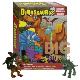 Livro 365 Desenhos Para Colorir Dinossauros Infantil Criança