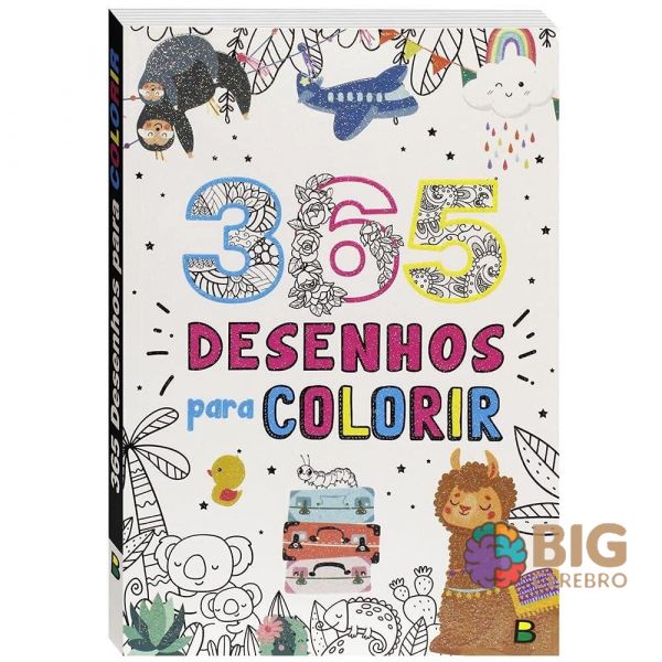 Livro - 365 Desenhos Para Colorir - Todolivro | Big Cérebro! ツ